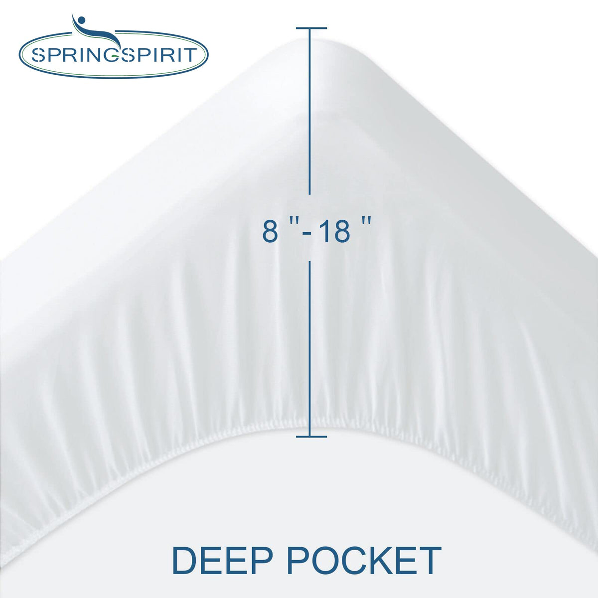 Queen Size Mattress Protector Waterproof,Absorbent Fitted Sheet | up to 18" Deep Pocket,Mattress Cover Queen Size Bed Sheets,Terry Machine Wash Protection Mattress Protector