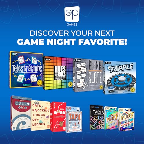 USAOPOLY Flip 7 Card Game, The Ultimate Blend of Press Your Luck Strategy | Fast-Paced Addictive Card Game, Quick to Learn & Easy to Teach, 3+ Players, Ages 8+