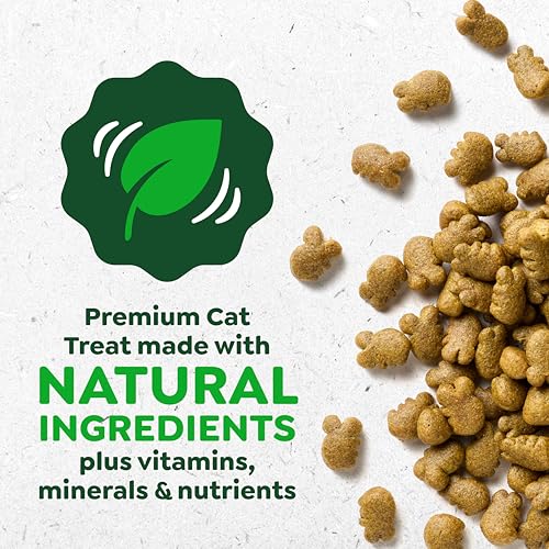 Greenies Feline Natural Dental Cat Treats, Roasted Chicken Flavor, 9.75 oz | #1 vet-recommended, clinically-proven oral care, cleans teeth and freshens breath, cleans to gumline, natural ingredients