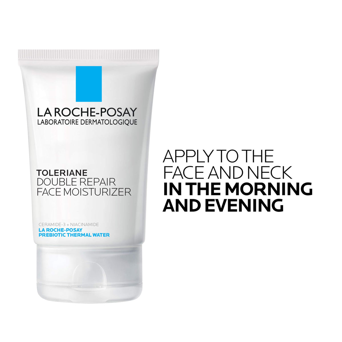 La Roche-Posay Toleriane Double Repair Face Moisturizer | Daily face cream with glycerin, niacinamide and ceramide for all skin types. Oil free and fragrance free.