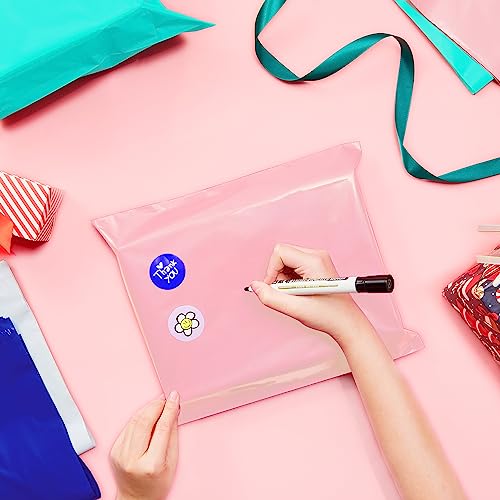 Fuxury Poly Mailers 14.5x19 Inch 50pc Shipping Bags for Small Business Pink | Mailing Envelopes for Clothing,Self Seal Shipping Envelopes Waterproof Poly bags Durable Packaging Bags