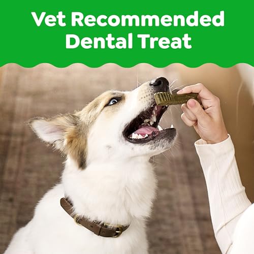 Greenies Regular Dental Dog Treats, Original Chicken Flavor, 36 Count | Veterinarian-recommended, supports oral health & freshens breath, clean to gumline, for dogs 25-50 lbs, chicken flavor