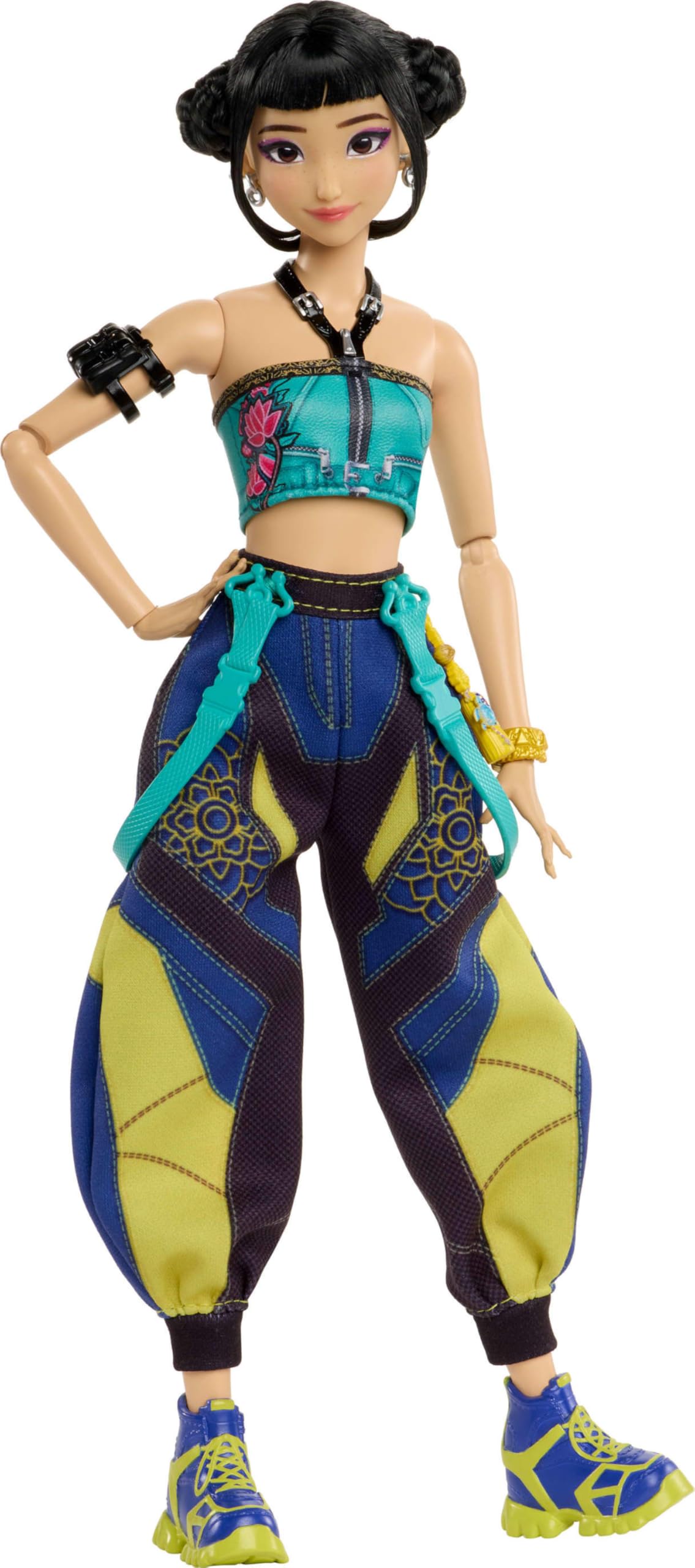​Mattel Kpop Demon Hunters HUNTR/X Zoey Fashion Doll | Wearing “How It’s Done” Performance Look, Spirit Blades Accessory, Inspired by the Movie