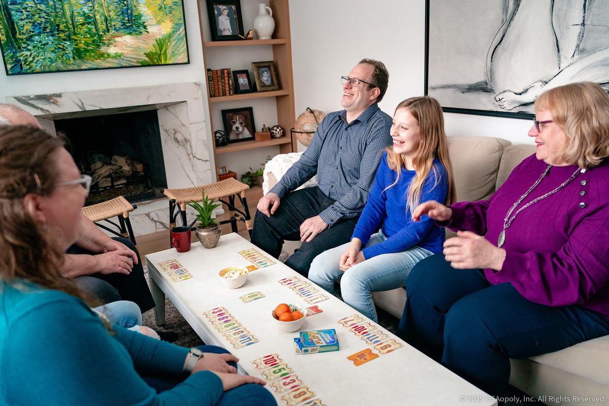 USAOPOLY Flip 7 Card Game, The Ultimate Blend of Press Your Luck Strategy | Fast-Paced Addictive Card Game, Quick to Learn & Easy to Teach, 3+ Players, Ages 8+