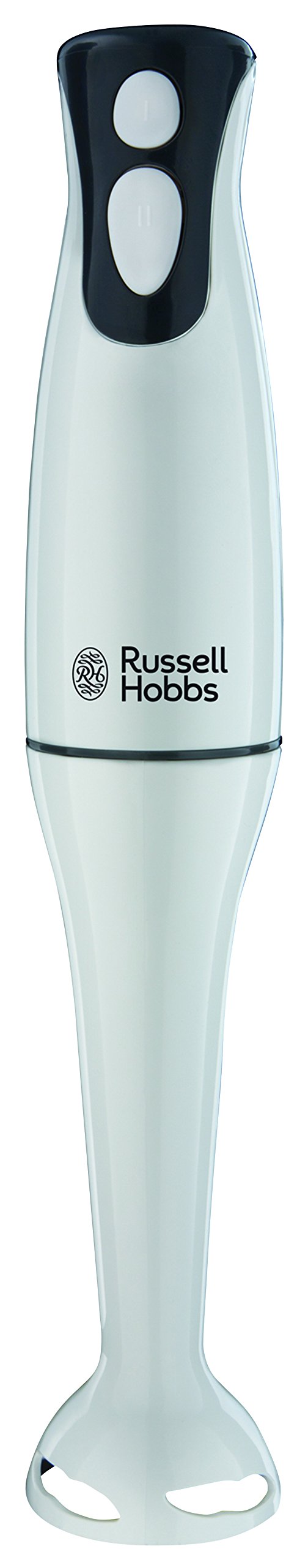 Russell Hobbs 22241 Food Collection Hand Blender, 200 W - White | Detachable Blending Leg for Easy Cleaning, Stainless Steel Blades, Pulse Function for Precise Control