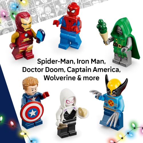LEGO Marvel Advent Calendar 2026 76340 | Christmas Advent Calendar for Kids, Building Toy, Boys & Girls, Ages 6+, Festive Marvel Minifigures, 317 pieces