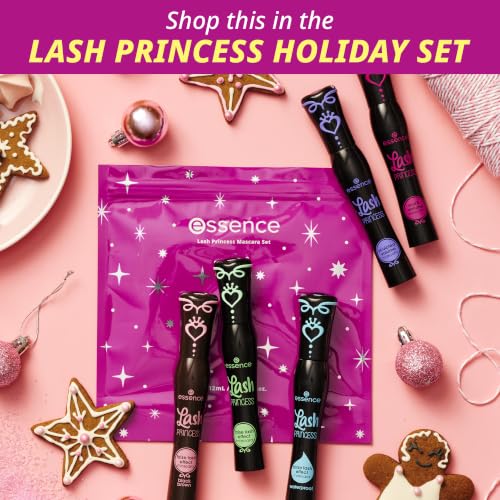 essence Lash Princess False Lash Effect Mascara, Black (Pack of 1) | Volumizing & Lengthening, Clump-Free Fiber Brush, Defines and Separates; Vegan, Cruelty Free, Paraben Free, Oil Free