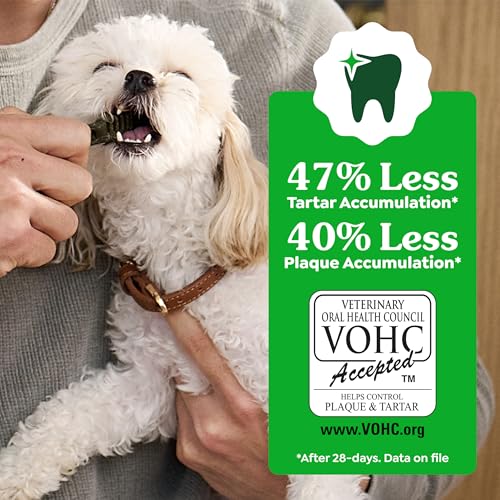 Greenies Large Natural Dental Dog Treats, Original Flavor, 24 Count | Veterinarian-recommended, supports oral health & freshens breath, clean to gumline, for dogs 50-100 lbs, chicken flavor