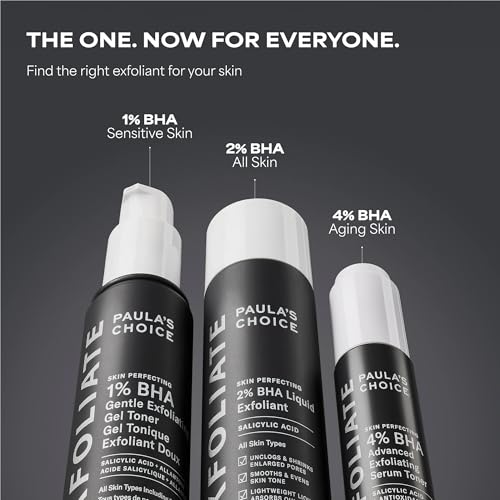 Paula's Choice SKIN PERFECTING 2% BHA Liquid Leave-On Exfoliant | Gentle Salicylic Acid Leave-On Facial Exfoliator for Blackheads, Enlarged Pores, Wrinkles & Fine Lines