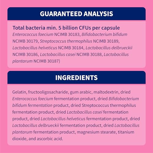 Nutramax Proviable Probiotics for Dogs & Cats, Sprinkle Capsules, 30ct | Probiotics for Cats and Dogs, Plus Prebiotics, Daily Gut Health Support Supplement, Multiple Strains, Sprinkle on Food