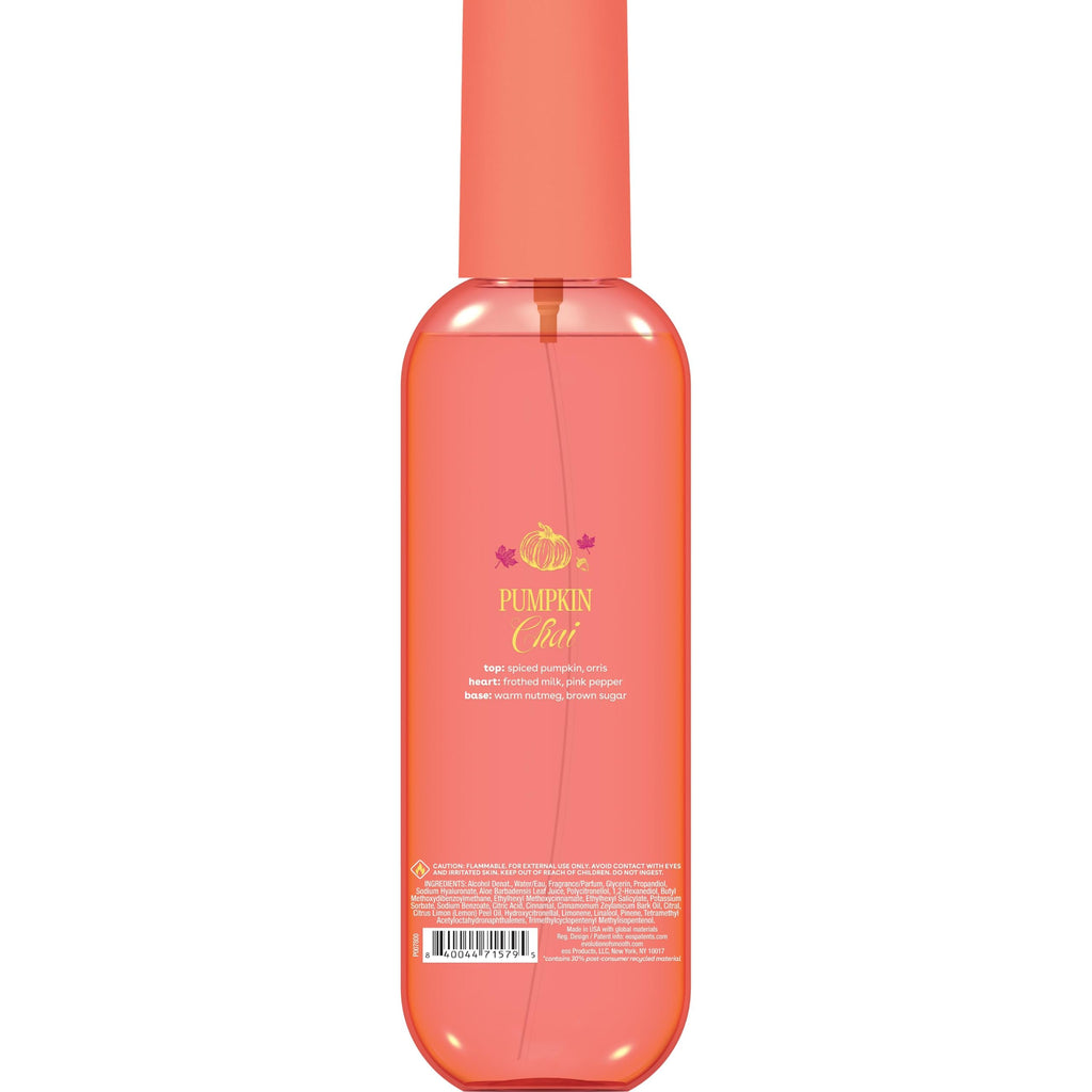 eos Pumpkin Chai Fine Fragrance Body Mist - Fall Body Spray, 6 fl oz