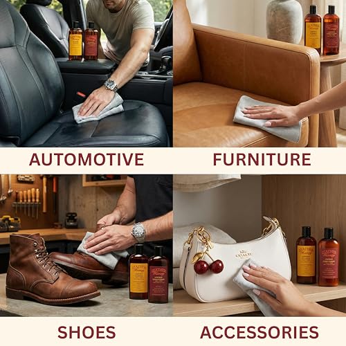 Leather Honey Leather Conditioner – Non-Toxic & Made in the USA Since 1968 | Restores & Protects All Leather — Auto, Furniture, Apparel, Shoes, Bags & Accessories. Safe For Any Color, Including White.