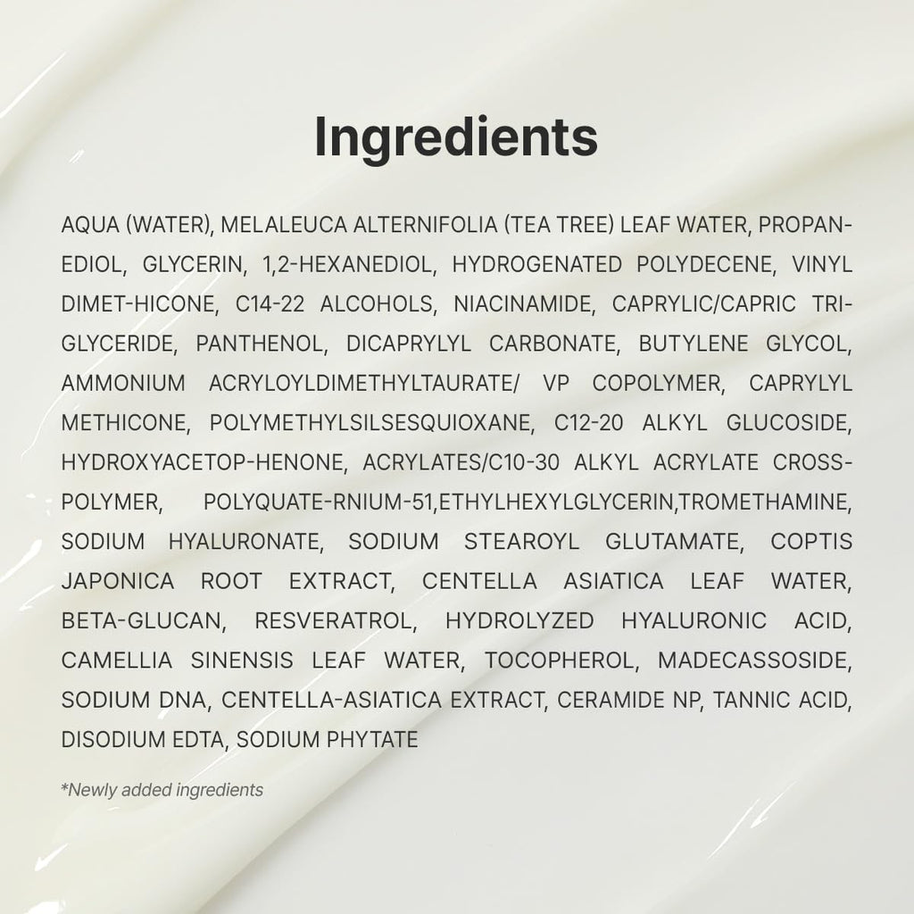 Dr.Althea 345 Relief Cream, 0.50 Fl Oz (Ver.2 - Pack of 1) | PDRN, Hyaluronic Acid for Instant Hydration, Blemish, Post-Acne Vegan Face Moisturizer with Centella, Non-comedogenic