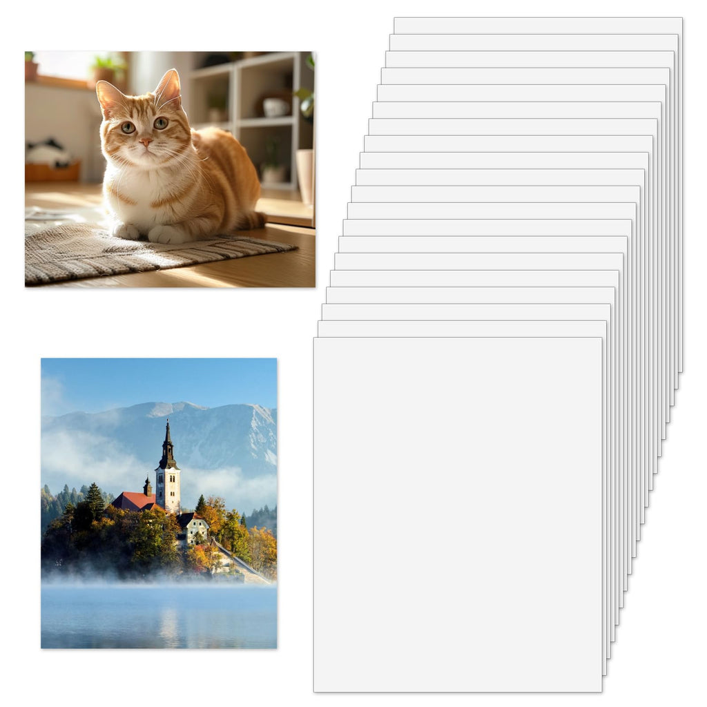20Pcs11x14''Sublimation Metal Photo Blank 0.45mm Aluminum Sublimation Blank | Metal Sublimation Photo Blanks for DIY Printing, Wall Decor, Room Decor