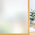 rabbitgoo Frosted Window Film Privacy for Glass, Matt, 44.5x200cm | Glass Sticker Static Cling without Glue, Removable Opaque Coverings Anti-UV for Bathroom Home Office