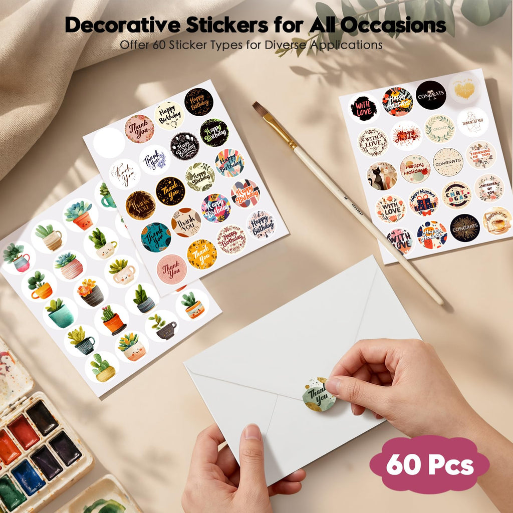 KOVIEDE 50 Pack Foldable Blank Watercolor Cards with Envelopes 5" x 7" | 140lb/300gsm, Heavyweight, Cold Press, Acid-Free, 100% Cotton Water Color Cards to Painting, Cards Making, DIY Art Projects