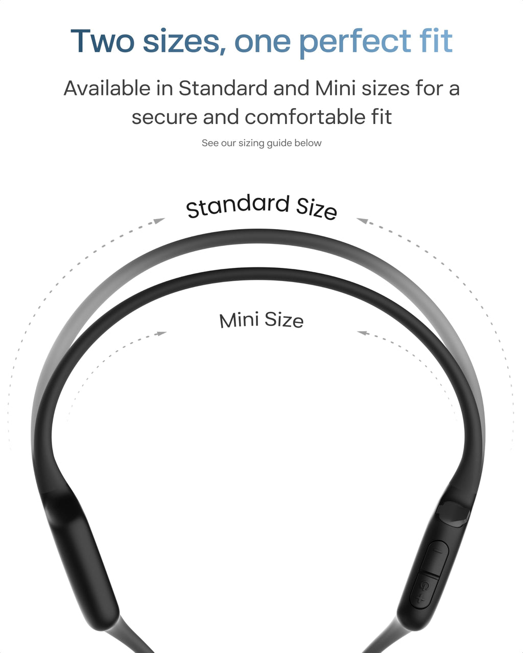 SHOKZ OpenRun Air 2 Bone Conduction Open-Ear Bluetooth Headphones，Black | Bundle with Hair Band；26.4g lightweight; Secure fit; PremiumPitch 3.0 sound; IP67; 10H battery; Running/cycling/hiking
