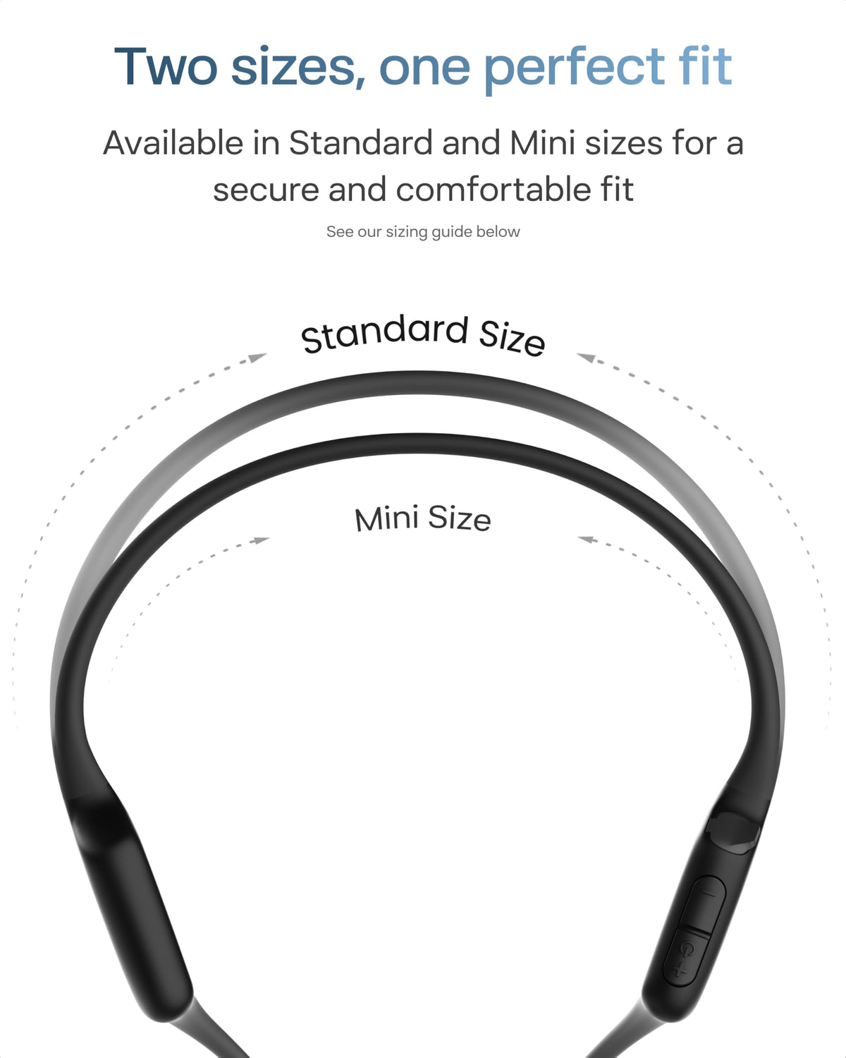 SHOKZ OpenRun Air 2 Bone Conduction Open-Ear Bluetooth Headphones，Black | Bundle with Hair Band；26.4g lightweight; Secure fit; PremiumPitch 3.0 sound; IP67; 10H battery; Running/cycling/hiking