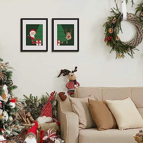 upsimples 11x14 Picture Frame, Wall Decor Photo Frames, Black 1 Pack | 11 x 14 Frame, 8x10 Frame with Mat for Gallery Wall, Family, Baby, Dog, Dorm, Christmas