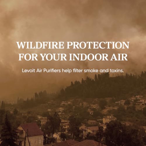 Levoit Air Purifier for Home Pets Hair Allergens in Bedroom Quiet Purifiers | Quiet HEPA Sleep Mode, Remove 99.97% Dust Pollen Smoke Pet Odor, AHAM VERIFIDE, Core300-P, Up to 1073 ft², White