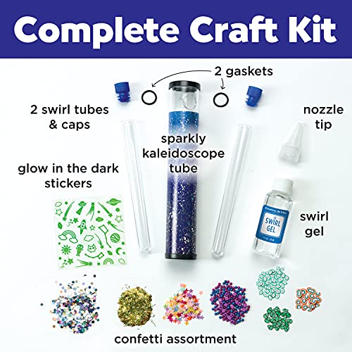 Creativity for Kids Magic Swirl Kaleidoscope Kit - Make Your Own Kaleidoscope for Kids, STEM Toys (Ages 6+)