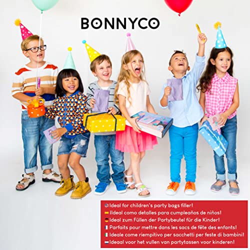 BONNYCO Invisible Ink Pen and Notebook Pack of 16 Party Favors for Kids | Mermaid Goodie Bags Stuffers for Kids. Birthday Party Supplies with Magic Spy Pen, Goody Bag Stuffers, Return Gifts, Prizes