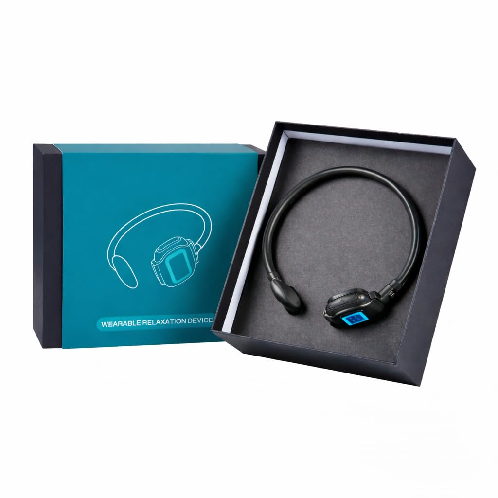 Neck Fit Wellness Wearable Device – 6 Modes for Rest, Stress Balance, Clarity & Ease – App-Free & Subscription-Free, Non-Metal Contact Design