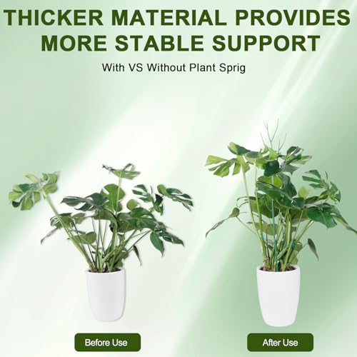 Qaobo 5 Pack Stackable Plant Support Stakes, Climbing Plant Support Structures for Monstera, Pothos, Philodendron Garden Plant Stakes for Indoor Outdoor Plants