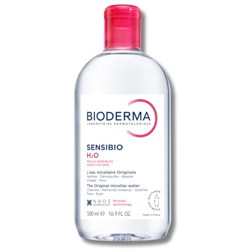 Bioderma - Sensibio - H2O Micellar Water - Makeup Remover Cleanser - Face Cleanser for Sensitive Skin