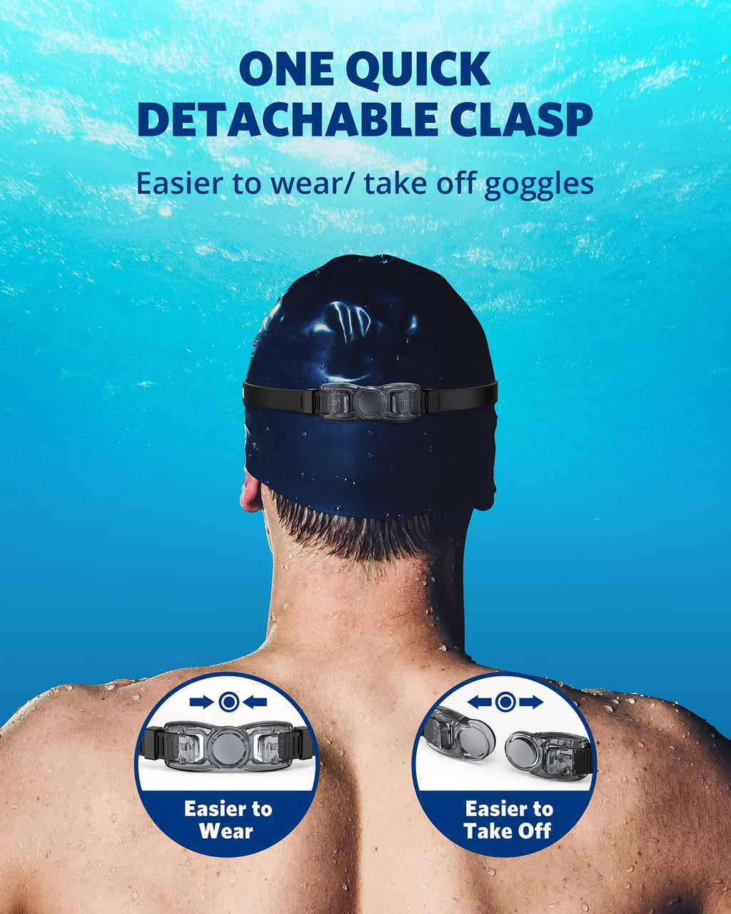 Aegend Swim Goggles, Swimming Goggles No Leaking Full Protect Adult Youth