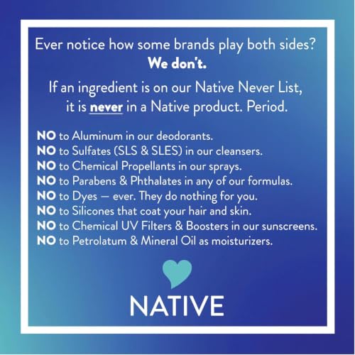 Native Deodorant Contains Naturally Derived Ingredients, 72 Hour Odor Control | Deodorant for Women and Men, Aluminum Free with Baking Soda, Coconut Oil and Shea Butter | Coconut & Vanilla