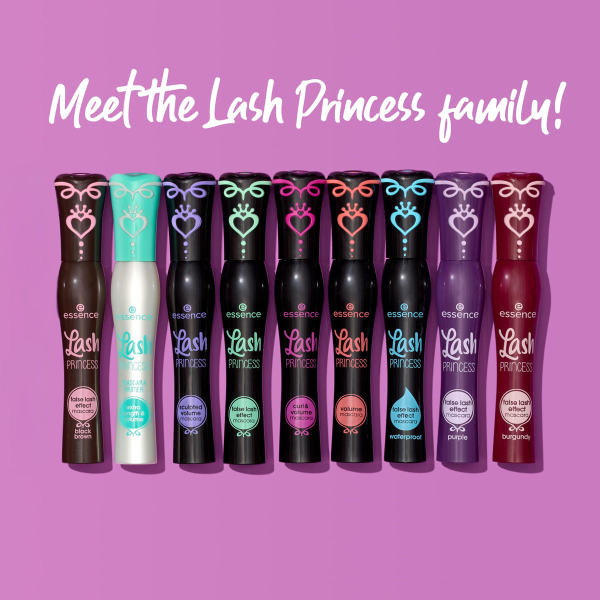 essence Lash Princess False Lash Effect Mascara, Black (Pack of 1) | Volumizing & Lengthening, Clump-Free Fiber Brush, Defines and Separates; Vegan, Cruelty Free, Paraben Free, Oil Free