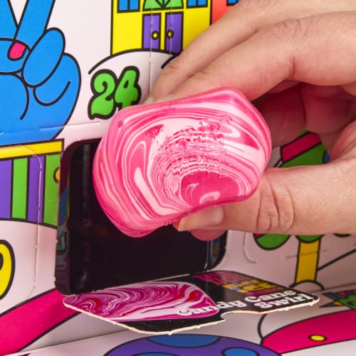 Schylling NeeDoh Squishmas Advent Calendar (Pack of 1) | Christmas Countdown with 24 Mini Squeeze Toys