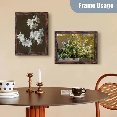 SESEAT 12x16 Frame Wall Hanging Picture Frames, Brown, 1 Pack