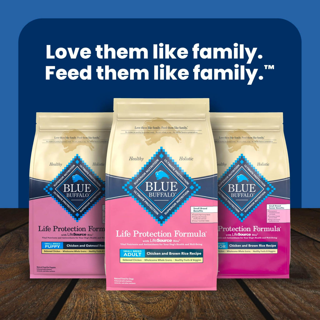 Blue Buffalo Life Protection Formula Chicken Small Breed Dry Dog Food, 5 lb | Real Chicken #1 Ingredient, Antioxidant-Rich LifeSource Bits, Supports Higher Energy Needs, Formulated for Small Breed Dogs