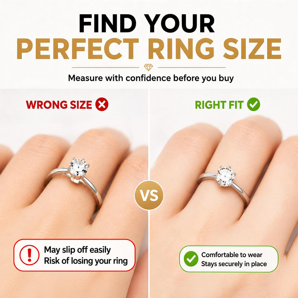 Ring Sizer Measuring Tool Kit, 4 Pcs Ring Measurer Tool and Ring Sizing Kit | Ring Sizer Tool includes Ring Mandrel, 27 PCS Measuring Ring and Finger Measurement with Magnifier for Jewelry Making