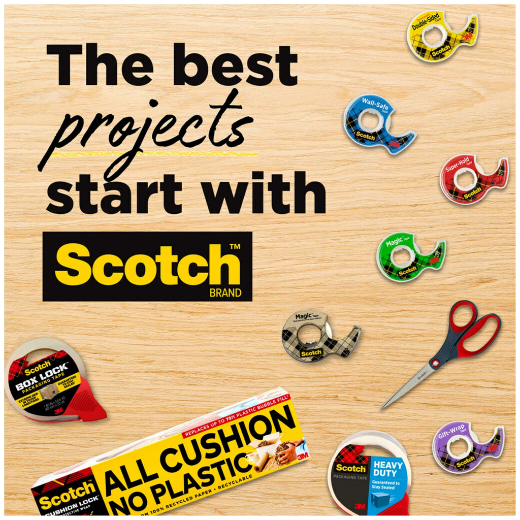 Scotch Magic Tape, 3 Dispensered Rolls, 3/4 x 300 Inches, Clear | Numerous Applications, Invisible, Clear Tape Engineered for Repairing