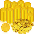 Hanaive 1000 Pcs Pirate Gold Coins Plastic Treasure Play Toy Coins | Fake St. Patricks Doubloon for Pirate Party Favors Supplies Treasure Hunt Game Teachers Classroom Reward