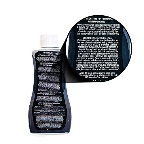 Rit DyeMore 7 Oz. Synthetic Liquid Fiber Dye for Clothing, Décor, and Crafts – Kentucky Sky (1 Pack)