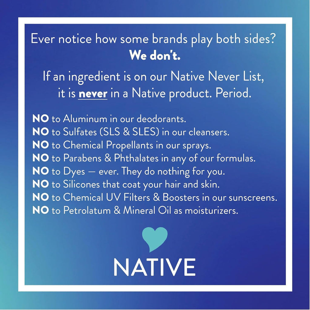 Native Deodorant Contains Naturally Derived Ingredients, 72 Hour Odor Control | Deodorant for Women and Men, Aluminum Free with Baking Soda, Coconut Oil and Shea Butter | Coconut & Vanilla