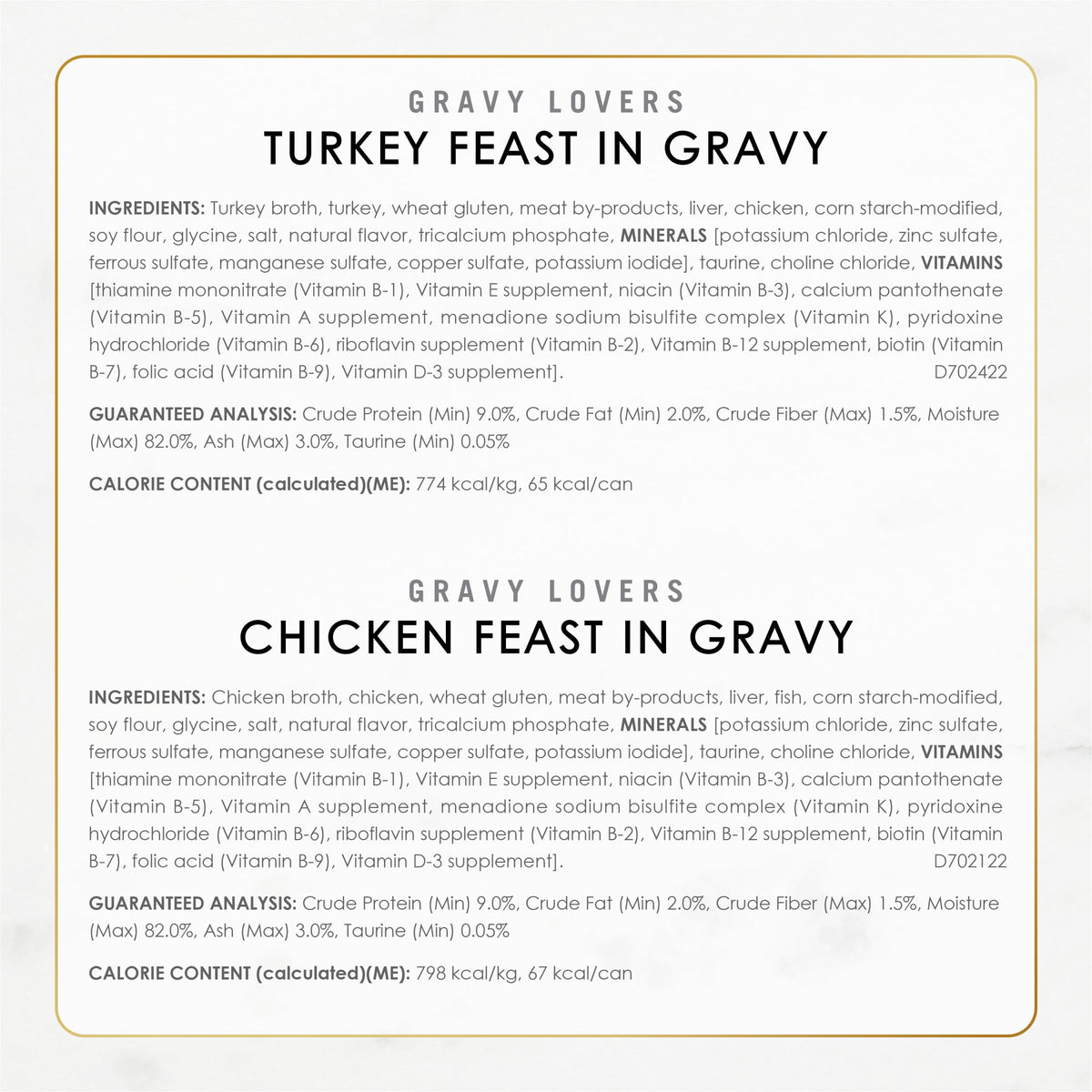 Purina Fancy Feast Gravy Lovers Wet Cat Food, 3 oz Cans, 30-Pack | Variety Pack with poultry and beef grilled gourmet recipes, made with no artificial colors or preservatives