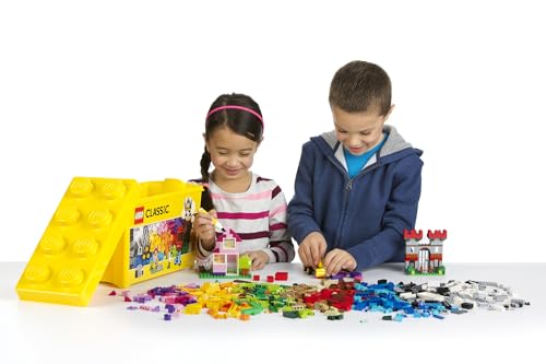 LEGO Classic Large Creative Brick Box 10698 | Building Toys for Boys & Girls, Ages 4-99, Develops Fine Motor Skills, W/ Storage Bin, 790 Pieces, Gift for Birthdays