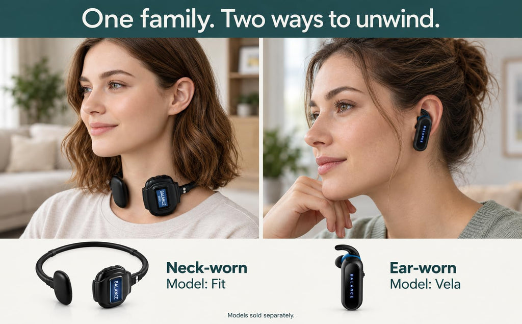 Neck Fit Wellness Wearable Device – 6 Modes for Rest, Stress Balance, Clarity & Ease – App-Free & Subscription-Free, Non-Metal Contact Design