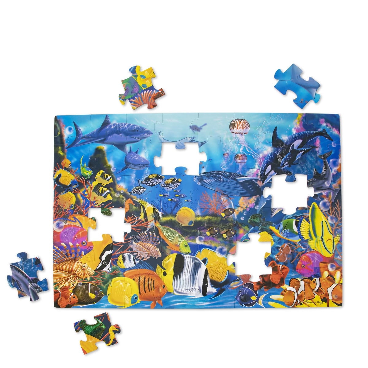 Melissa & Doug Underwater Floor Puzzle - 48 Pieces