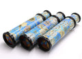 SPADORIVE 3 Pack Magic Kaleidoscope Toy for Teens Adults 3D Mirror Lens Kaleidoscope Party Favors Stretchable Long Classic Kaleidoscope Toy Educational Science Developmental Toy (Blue)