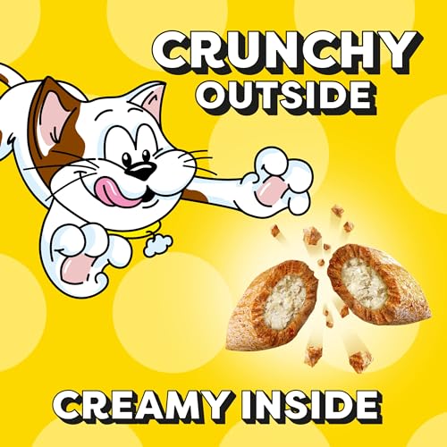 Temptations MixUps Crunchy and Soft Cat Treats, Catnip Fever, 16 oz | Chicken, catnip & cheese flavor, crunchy outside, soft inside, under 2 cal/treat, 100% complete & balanced, resealable tub