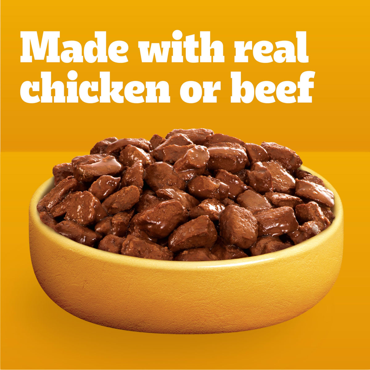 Pedigree Choice Cuts Wet Dog Food Pouch, Protein Variety, 3.5 oz, 30 Count | Beef, Chicken & Filet Mignon flavors, real beef or chicken, 36 vitamins & minerals, complete & balanced, choice cuts in gravy