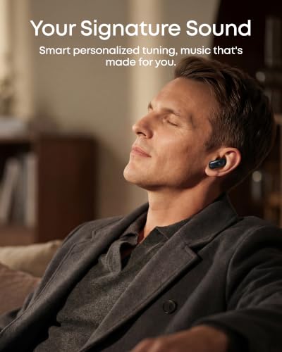 Soundcore Liberty 5 Pro by Anker Noise Cancelling Wireless Earbuds | Anker Thus™ AI Chip delivers Guinness World Records-certified call quality for crystal-clear calls in noisy environments