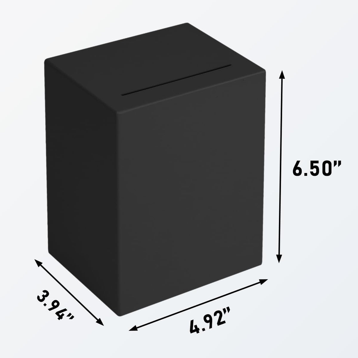 EIENHOSHI Unbreakable Piggy Bank for Adults, Must Break to Open Disposable Money Bank, Forced Savings Box with Sturdy Design, Cash Saving Container for Adults, Black