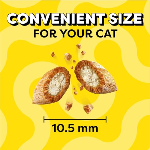 Temptations MixUps Crunchy and Soft Cat Treats, Catnip Fever, 16 oz | Chicken, catnip & cheese flavor, crunchy outside, soft inside, under 2 cal/treat, 100% complete & balanced, resealable tub
